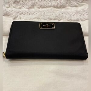 Kate Spade Black Clutch EUC